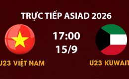 Link xem TRỰC TIẾP bóng đá U23 Việt Nam vs U23 Kuwait hôm nay 15/9 - VTV6, VTVGo trực tiếp ASIAD 2026