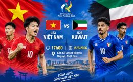 TRỰC TIẾP bóng đá U23 Việt Nam vs U23 Kuwait - Link xem trực tiếp bóng đá nam ASIAD 2026 trên VTV6