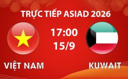 VTV6, VTV3 TRỰC TIẾP bóng đá U23 Việt Nam vs U23 Kuwait hôm nay 15/9 - Link xem trực tiếp ASIAD 2026 mới nhất