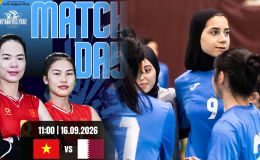 Link xem TRỰC TIẾP bóng chuyền nữ Việt Nam đấu Qatar hôm nay 16/9 - VTV6 Trực tiếp bóng chuyền ASIAD 2026