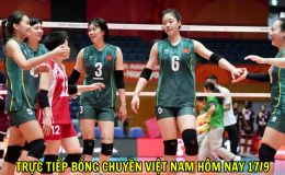 VTV trực tiếp bóng chuyền Việt Nam hôm nay 17/9 - Xem trực tiếp bóng chuyền nữ Việt Nam vs Hong Kong