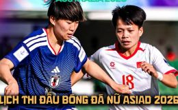 Lịch thi đấu bóng đá nữ ASIAD 2026 mới nhất 17/9: ĐT Việt Nam đại chiến Nhật Bản vào lúc mấy giờ?