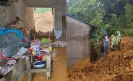 Hiện trường vụ sạt lở đất ở Phú Thọ: 3 người trong một gia đình tử vong