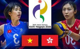 VTV6, VTVGo TRỰC TIẾP bóng chuyền nữ Việt Nam vs Hong Kong hôm nay 17/9 - Link xem bóng chuyền nữ ASIAD 2026