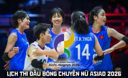 Lịch thi đấu tứ kết bóng chuyền nữ ASIAD 2026 mới nhất: Tuyển nữ Việt Nam đấu Trung Quốc lúc mấy giờ?