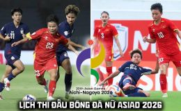 Lịch thi đấu bóng đá nữ ASIAD 2026 mới nhất 19/9: ĐT Việt Nam quyết thắng Thái Lan, lách qua cửa hẹp