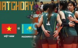 TRỰC TIẾP bóng chuyền nữ Việt Nam đấu Kazakhstan hôm nay 22/9 - VTV phát sóng bóng chuyền nữ ASIAD 2026