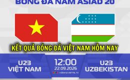 Kết quả bóng đá U23 Việt Nam vs U23 Uzbekistan - Link xem trực tiếp bóng đá nam ASIAD 2026 trên VTV6