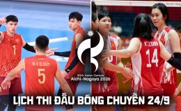 Lịch thi đấu bóng chuyền hôm nay 24/9: Tuyển Việt Nam đại chiến Qatar ở ASIAD 2026 khi nào?