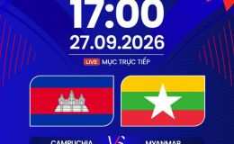 FPT trực tiếp bóng đá Campuchia vs Myanmar 17h00 ngày 27/9 - Link trực tiếp FIFA ASEAN Cup hôm nay