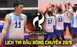 Lịch thi đấu bóng chuyền hôm nay 28/9: Tuyển Việt Nam đại chiến Qatar tại ASIAD 2026 lúc mấy giờ?
