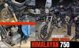 Himalayan 750 lộ ảnh trước EICMA 2026: Từ 'ngựa đơn' lên máy đôi, Royal Enfield đang toan tính gì?