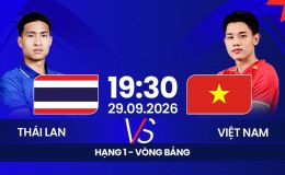 FPTPlay trực tiếp bóng đá Thái Lan vs Việt Nam - Link xem trực tiếp FIFA ASEAN Cup 2026 hôm nay 29/9