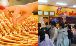 Bảng giá vàng hôm nay 1/10: Vàng SJC vàng 9999 tăng rồi đảo giảm liên tục, thận trọng về lực bắt đáy