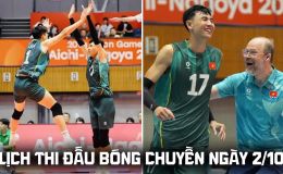 Lịch thi đấu bóng chuyền hôm nay 2/10: Tuyển Việt Nam đấu Uzbekistan ở ASIAD 2026 lúc mấy giờ?