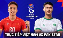 Trực tiếp bóng đá ĐT Việt Nam vs ĐT Pakistan 16h ngày 2/10 - Link xem trực tiếp FIFA ASEAN Cup 2026