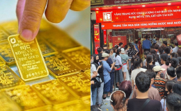 Bảng giá vàng hôm nay 3/10: Vàng SJC vàng 9999 thêm 1 phiên giảm bát ngờ, vàng thế giới 'đỏ lửa'