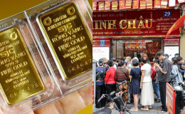 Giá vàng hôm nay 4/10: Vàng SJC vàng 9999 rẻ hiếm thấy sau cú giảm mạnh, người mua gồng lỗ nặng