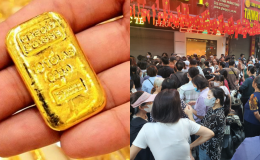 Bảng giá vàng hôm nay 8/10: Vàng SJC vàng 9999 bất ngờ giảm mạnh phiên trưa, vàng thế giới chạm đáy!