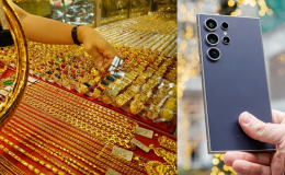 Giá vàng hôm nay trưa 8/10 diễn biến lạ thường, người đu đỉnh đầu năm lỗ nặng, Samsung S24 Ultra giá có rẻ?