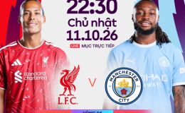 FPT Play trực tiếp bóng đá Liverpool vs Man City - Link xem trực tiếp Ngoại hạng Anh hôm nay 11/10