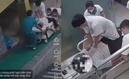 Thân thế bác sĩ trẻ ngồi trên băng ca ép tim cứu bệnh nhân ngừng tuần hoàn tại Nghệ An