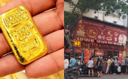 Bảng giá vàng hôm nay 12/10: Vàng SJC vàng 9999 tăng nhanh rồi giảm nhanh, vàng thế giới mất đà tăng