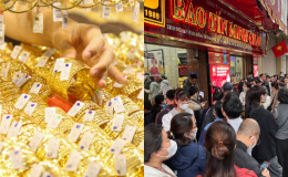 Giá vàng hôm nay 12/10: Vàng miếng vàng nhẫn bất ngờ lao dốc không phanh, nhà vàng báo 'cháy hàng'