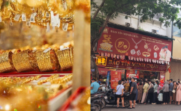 Giá vàng hôm nay 14/10 chốt phiên: Vàng SJC nhẫn 9999 đi lùi lâu hiếm thấy, nhà vàng liên tục hạ giá