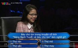 7 chú lùn trong truyện Bạch Tuyết làm nghề gì? Người chơi phải dùng 2 quyền trợ giúp, 73% khán giả chọn sai