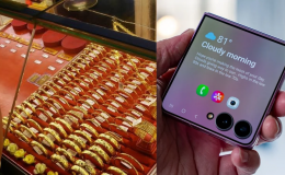 Giá vàng hôm nay tối 15/10 diễn biến trái chiều, chênh lệch mua bán cao, Samsung Z Flip 8 có rẻ?