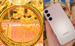 Giá vàng hôm nay tối 16/10: Vàng SJC và thế giới đồng loạt phục hồi, Samsung S23 Ultra cũ rẻ bèo
