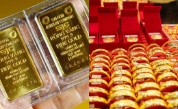 Bảng giá vàng hôm nay 19/10: Vàng SJC vàng 9999 giảm liên tục, chênh trong và ngoài nước bị kéo giãn