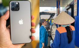 Giá xăng E10 RON 95 hôm nay 20/10: Hơn 26.000 đồng/lít, iPhone 11 Pro vua 3 mắt giá rẻ