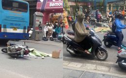 Lời kể nhân chứng vụ cô gái tử vong vì xe bus cán ở Hà Nội: Có nam thanh niên chuyển làn đột ngột?