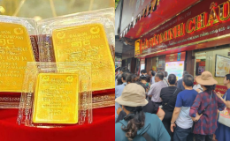 Bảng giá vàng hôm nay trưa 21/10: Vàng SJC vàng nhẫn 9999 bất ngờ đảo tăng sau phiên giảm kịch kim!