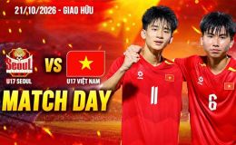 Kết quả bóng đá U17 Việt Nam vs U17 Seoul FC hôm nay 21/10 - Giao hữu: Cơn mưa bàn thắng