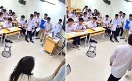 Vụ học sinh lao lên bục giảng đánh cô giáo ở Hà Nội: Hiệu trưởng lên tiếng, lộ tình trạng mới nhất