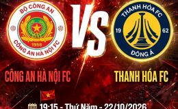 VTV TRỰC TIẾP bóng đá Việt Nam hôm nay 22/10 - Link xem trực tiếp CAHN vs Thanh Hóa trên VTV6