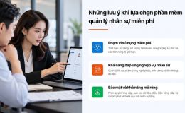 Phần mềm quản lý nhân sự miễn phí hay trả phí: Doanh nghiệp nên lựa chọn thế nào?