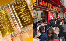 Bảng giá vàng hôm nay 27/10: Vàng SJC vàng 9999 'nơi tiến nơi lùi', giá cả đứng trước mốc thử thách