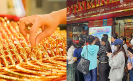 Cập nhật giá vàng hôm nay 31/10: Vàng SJC vàng nhẫn 9999 lao dốc 4,4 triệu đồng/lượng phiên sáng!