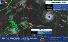 Tin bão mới nhất: Áp thấp áp sát Philippines, siêu bão In-fa từng giật 240 km/h