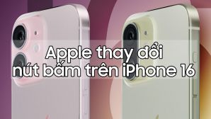 Apple thay đổi hoàn toàn các nút bấm trên iPhone 16