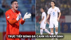Trực tiếp bóng đá CLB CAHN vs Nam Định - Vòng 16 V.League 2023/24: Filip Nguyễn bất lực trước Tuấn Anh?