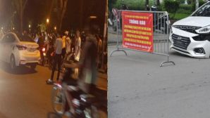 Xôn xao thông tin vụ cướp xe ô tô, bị người dân chặn lại tại quận Hoàng Mai, Hà Nội