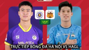 Trực tiếp bóng đá Hà Nội vs HAGL - Vòng 19 V.League: Bùi Tiến Dũng mắc sai lầm khó tin?