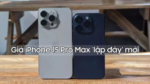 Giá iPhone 15 Pro Max chạm đáy sâu nhất từ trước đến nay, đã đến lúc sở hữu!