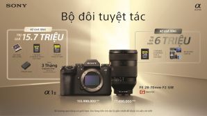 SONY RA MẮT MÁY ẢNH FLAGSHIP THẾ HỆ THỨ HAI ALPHA 1 II VÀ ỐNG KÍNH ZOOM G MASTER ĐẦU TIÊN VỚI KHẨU ĐỘ CỐ ĐỊNH F2