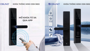 Review Mẫu Khóa Vân Tay Cửa Gỗ OSN-3602 Với '6 Chức Năng Mở Khóa'